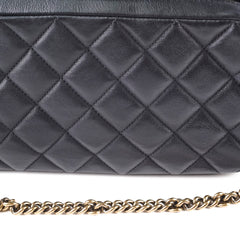 Chanel Double Flap Seasonal Black - Series 18