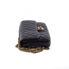 Chanel Double Flap Seasonal Black - Series 18