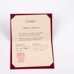 Cartier Classic Love Bracelet White Gold Size 16