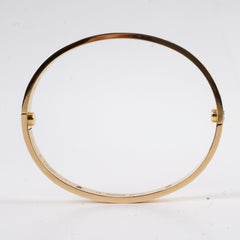 Cartier Classic Model Love Bracelet with 4 Diamond Size 18