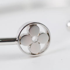 Louis Vuitton Idylle Blossom White Gold Bangle Size 16