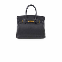 Hermes Birkin 30 Togo GHW Noir - Square Q Stamp