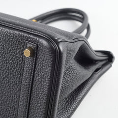 Hermes Birkin 30 Togo GHW Noir - Square Q Stamp