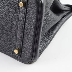 Hermes Birkin 30 Togo GHW Noir - Square Q Stamp