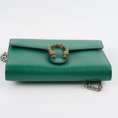 Gucci Dionysus Wallet On Chain Green