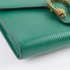 Gucci Dionysus Wallet On Chain Green