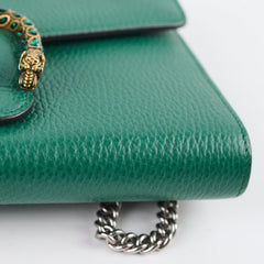 Gucci Dionysus Wallet On Chain Green