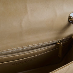 Chanel Classic Mini Rectangular Beige Lambskin Flap