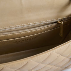 Chanel Classic Mini Rectangular Beige Lambskin Flap