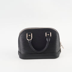 Louis Vuitton Alma Nano Epi Black