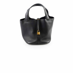 Hermes Picotin 22 Clemence Noir B Stamp