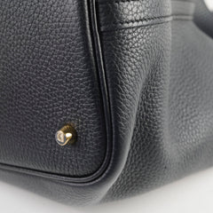 Hermes Picotin 22 Clemence Noir B Stamp