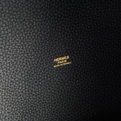 Hermes Picotin 22 Clemence Noir B Stamp