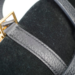 Hermes Picotin 22 Clemence Noir B Stamp