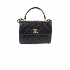 Chanel Small Trendy CC Lambskin LGHW Black 30 Series