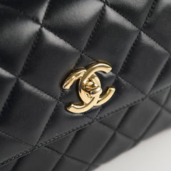 Chanel Small Trendy CC Lambskin LGHW Black 30 Series