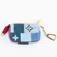 Louis Vuitton Monogram Patchwork Denim Micro Pochette