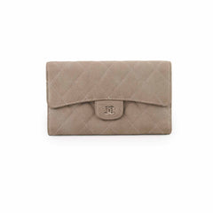 Chanel Long Wallet Grey