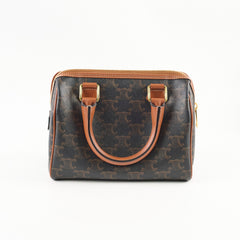 Celine Small Boston Triomphe Brown