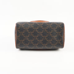 Celine Small Boston Triomphe Brown