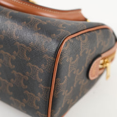 Celine Small Boston Triomphe Brown