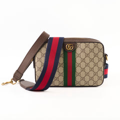 Gucci Ophidia Small Messenger Bag Beige