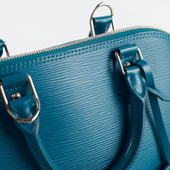 Louis Vuitton Alma PM Epi Teal Blue