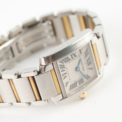 Cartier Tank Francaise Small Model Two Tone Watch