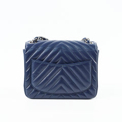 Chanel Caviar Mini Square Navy