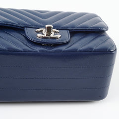 Chanel Caviar Mini Square Navy