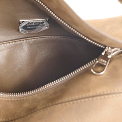 Loewe Small Featherlight Nubuck Puzzle Brown