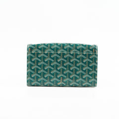 Goyard Varenne Continental Wallet (On Strap) Green