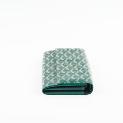 Goyard Varenne Continental Wallet (On Strap) Green