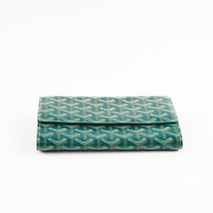 Goyard Varenne Continental Wallet (On Strap) Green