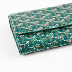 Goyard Varenne Continental Wallet (On Strap) Green