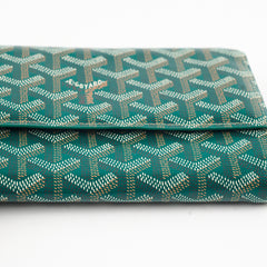Goyard Varenne Continental Wallet (On Strap) Green