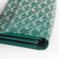 Goyard Varenne Continental Wallet (On Strap) Green