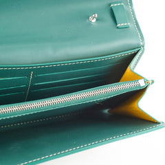 Goyard Varenne Continental Wallet (On Strap) Green