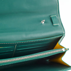 Goyard Varenne Continental Wallet (On Strap) Green