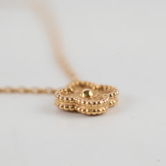 Van Cleef & Arpels Sweet Alhambra Rose Gold Necklace