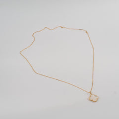 Van Cleef & Arpels 1 Motif Magic Alhambra Mother of Pearl MOP Long Necklace