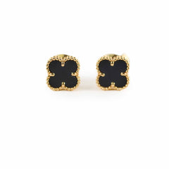 Van Cleef & Arpels Sweet Alhambra Earrings Oynx