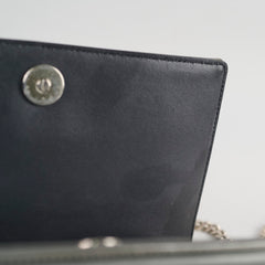 Christian Dior Diorama Wallet On Chain WOC Silver