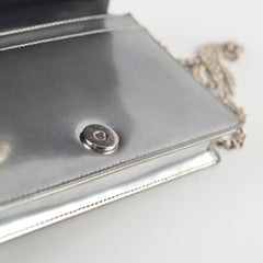 Christian Dior Diorama Wallet On Chain WOC Silver