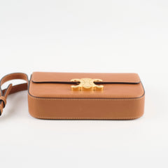 Celine Triomphe Shoulder Bag Tan