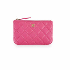 Chanel Caviar Mini O Case Pink
