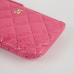 Chanel Caviar Mini O Case Pink