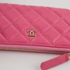 Chanel Caviar Mini O Case Pink