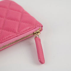 Chanel Caviar Mini O Case Pink