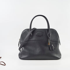 Hermes Bolide 31 Clemence Black A Stamp
